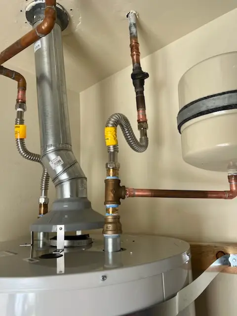 Water heater installation and plumbing repair in West Morris